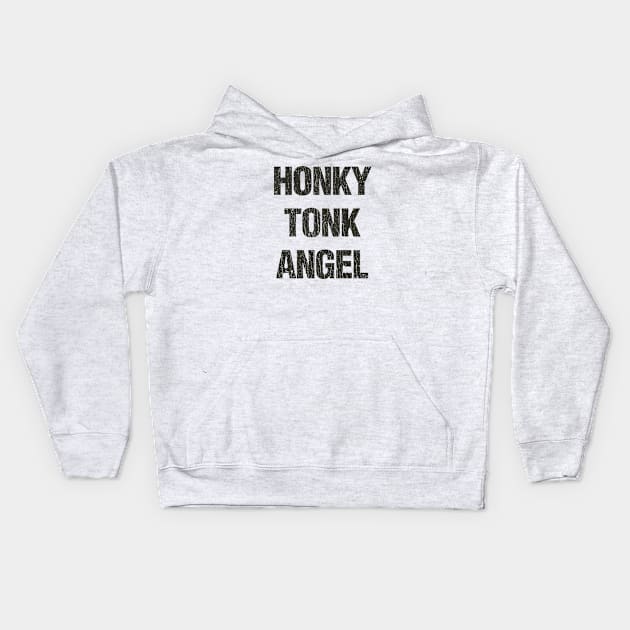 Honky Tonk Angel 1952 Kids Hoodie by JCD666